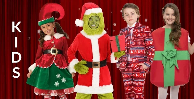 Christmas Kids Costumes. Click to shop the whole collection.