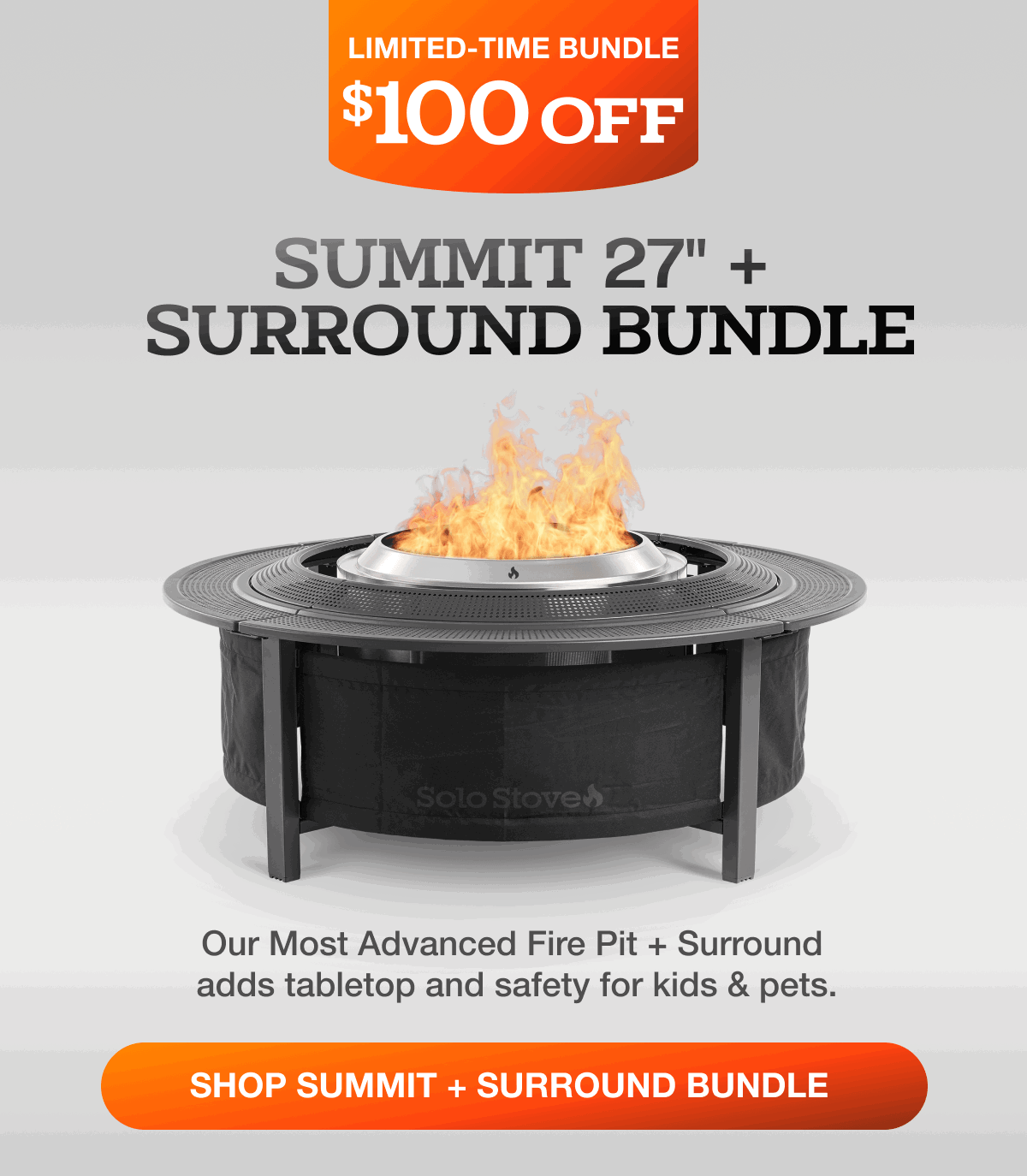 Summit 27 Fire Pit + Surround Bundle