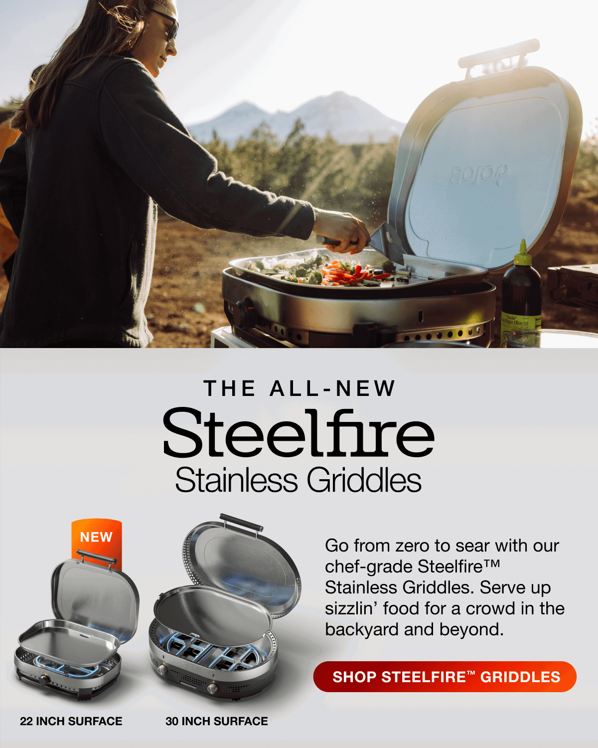 Steelfire Stainless Griddles