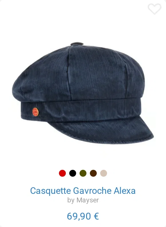 Casquette Gavroche Alexa by Mayser
