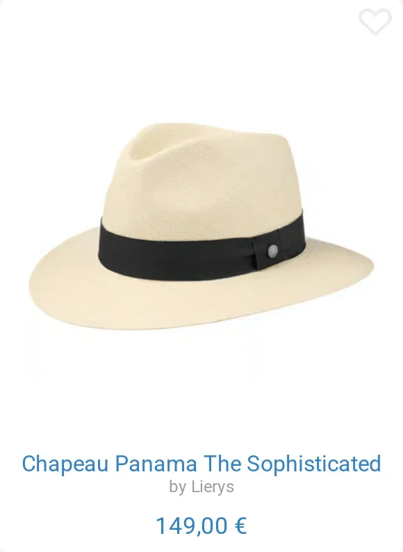 Chapeau Panama The Sophisticated by Lierys