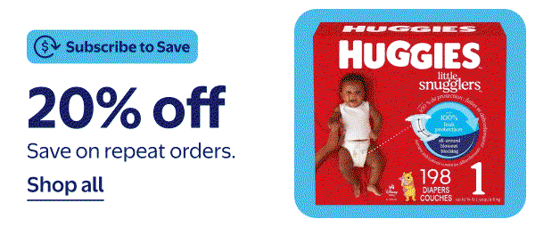 Subscribe to Save - 10% off - 15% off - 20% off - Save on repeat orders