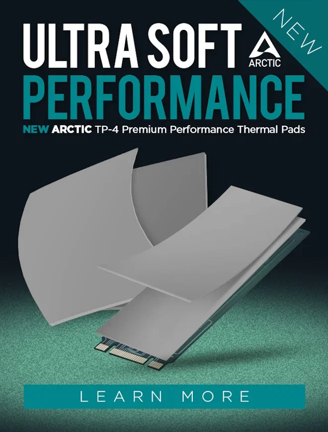 NEW ARCTIC TP-4 Premium Performance Thermal Pad