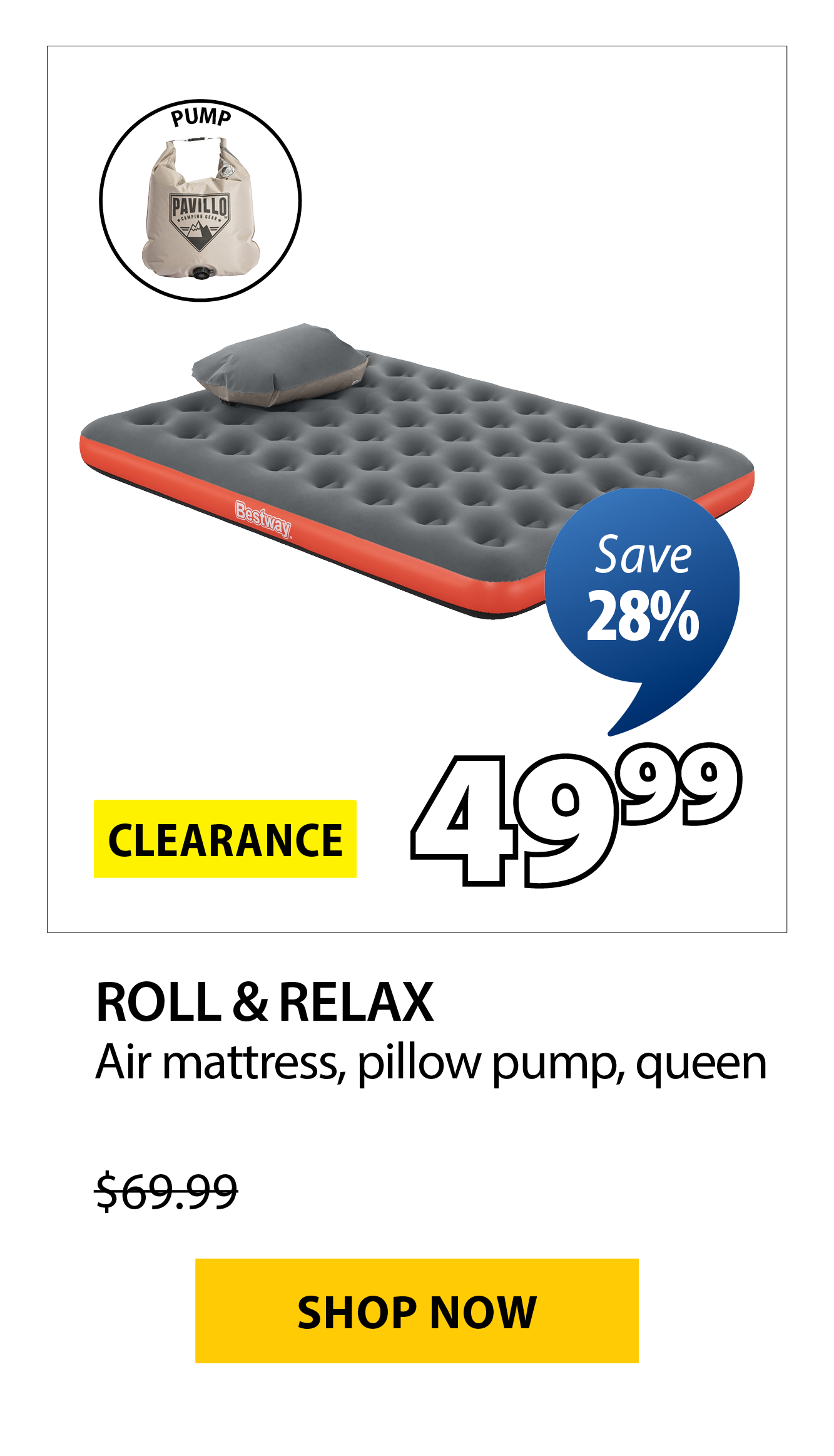 ROLL & RELAX Air mattress | Save 28%