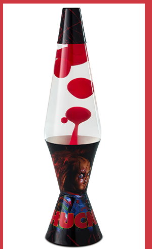 Chucky 17 Inch Lava Lamp Red