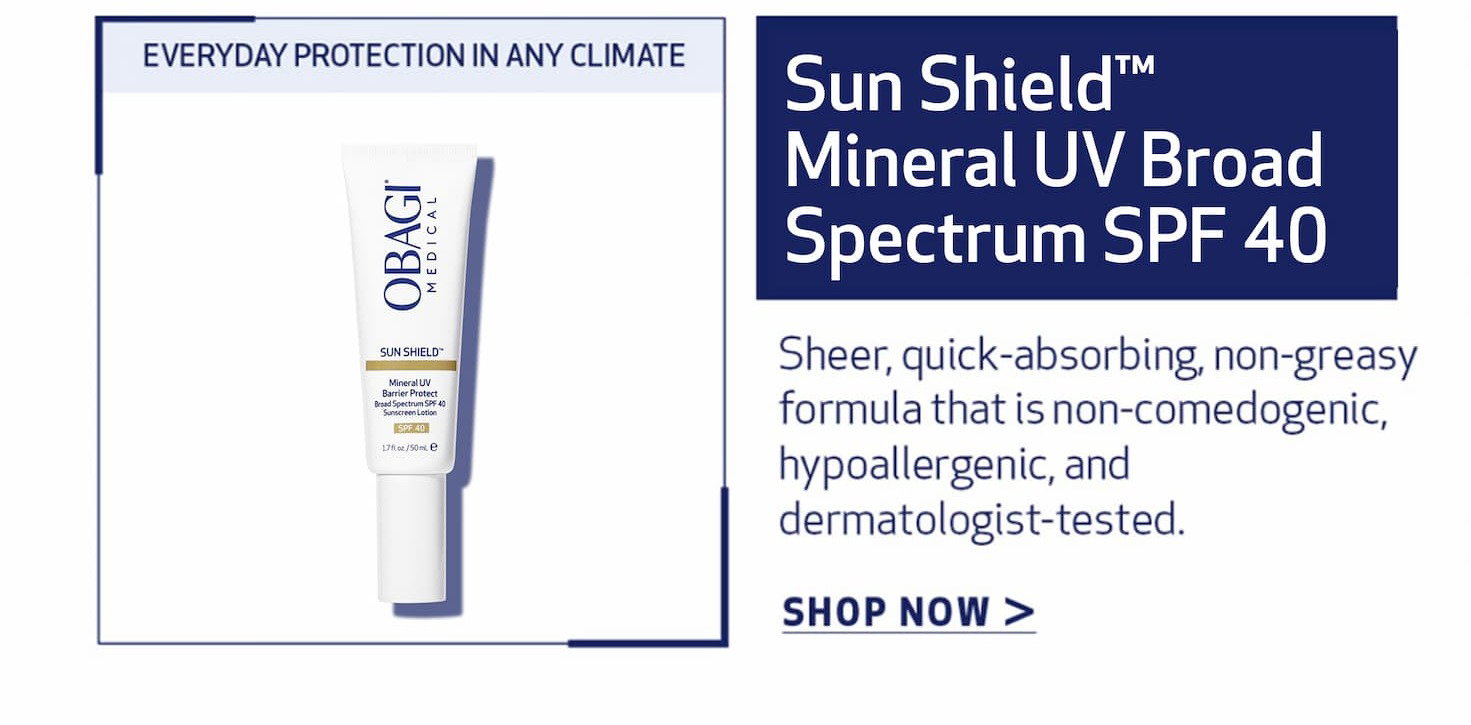 SUNSHIELD™ MINERAL BROAD SPECTRUM SPF 50. SHOP NOW