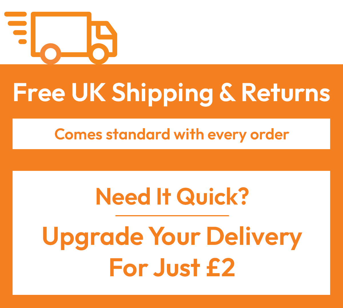 Free UK Shipping & Returns