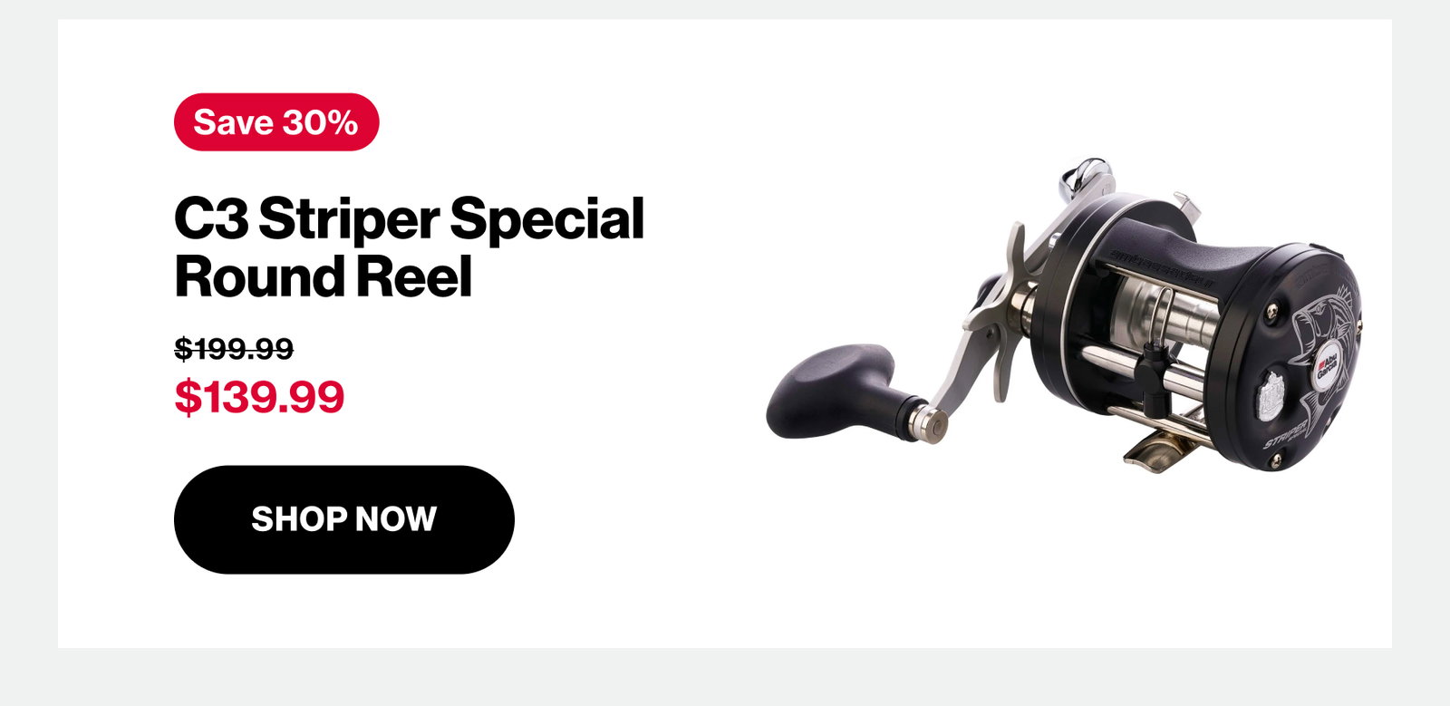 Ambassadeur C3 Striper Special Round Reel