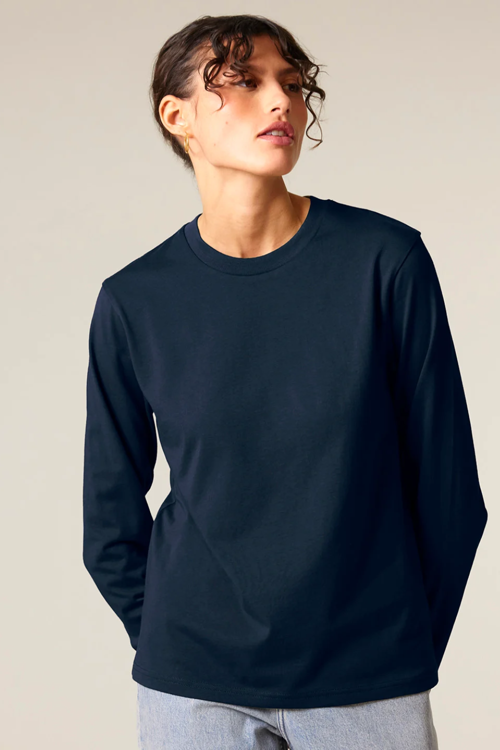 Image of Stanley Stella Unisex Creator 2.0 Long Sleeve T-Shirt, Navy
