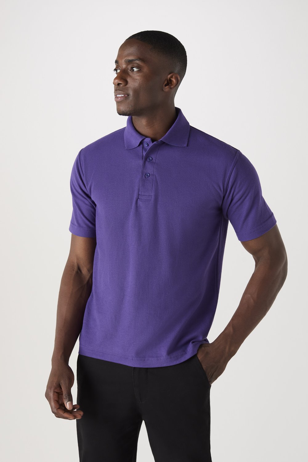 Image of Uneek Classic Unisex Polo Shirt, Purple