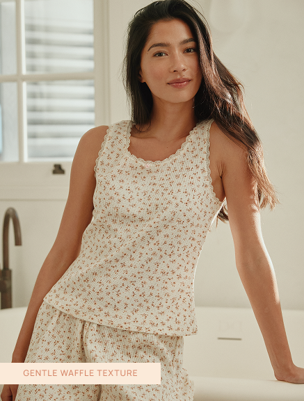 soft cotton waffle sets