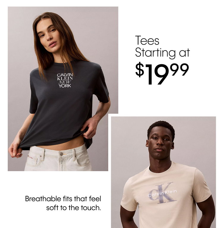 Tees Starting at $19.99