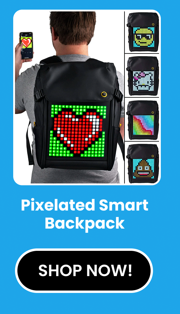 Pixelated Smart Backpack