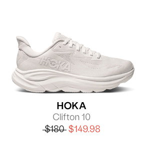 HOKA Women's Clifton 10 Sneakers in White