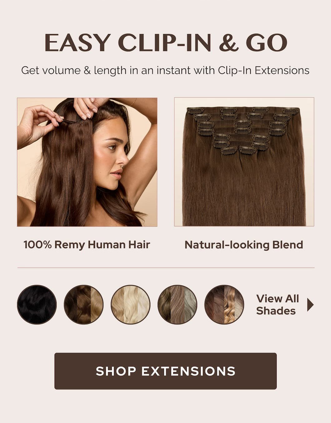 Easy clip-in and go