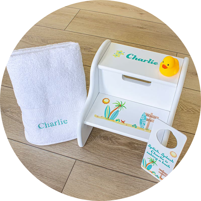 Personalized Tub Time Gift Set