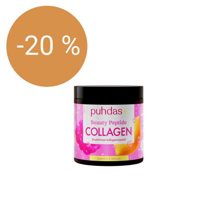 Image of Puhdas+ Beauty Kollageeni Vadelma Sitruuna 80 g