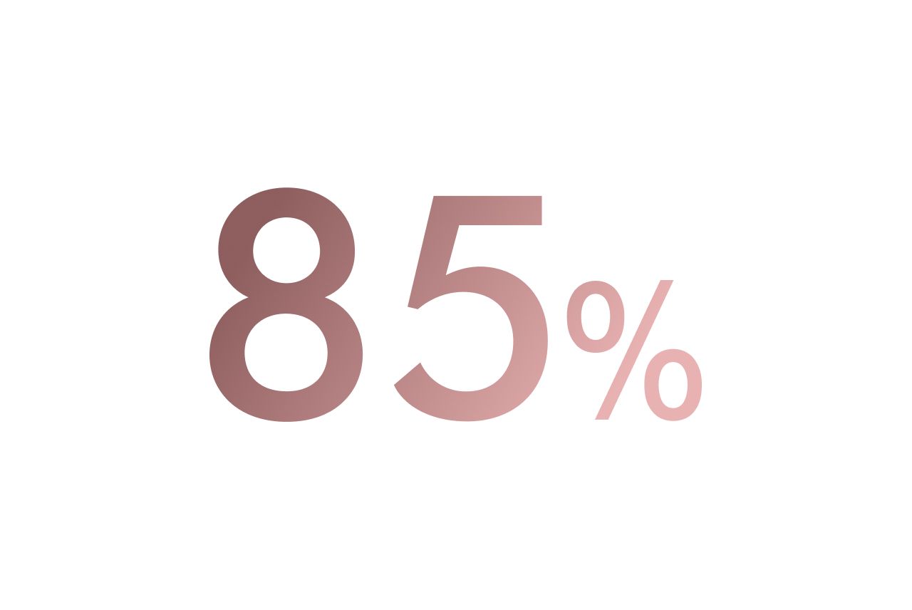 85%