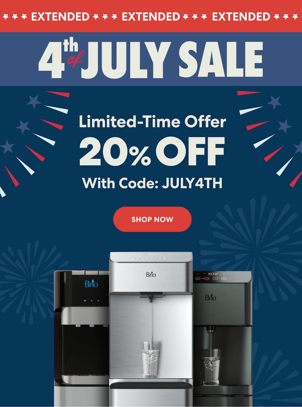 4th of July Sale Extended | 20% off