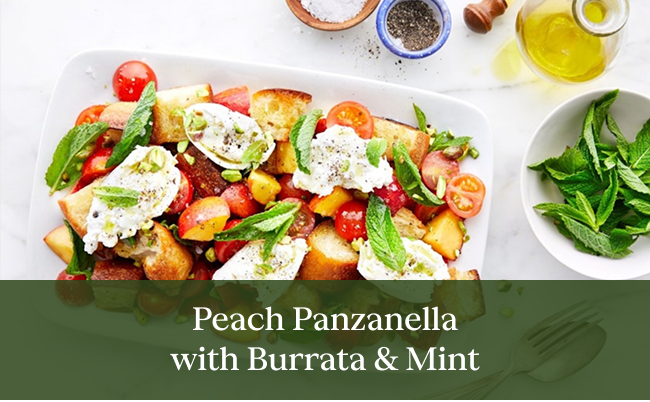 Peach salad