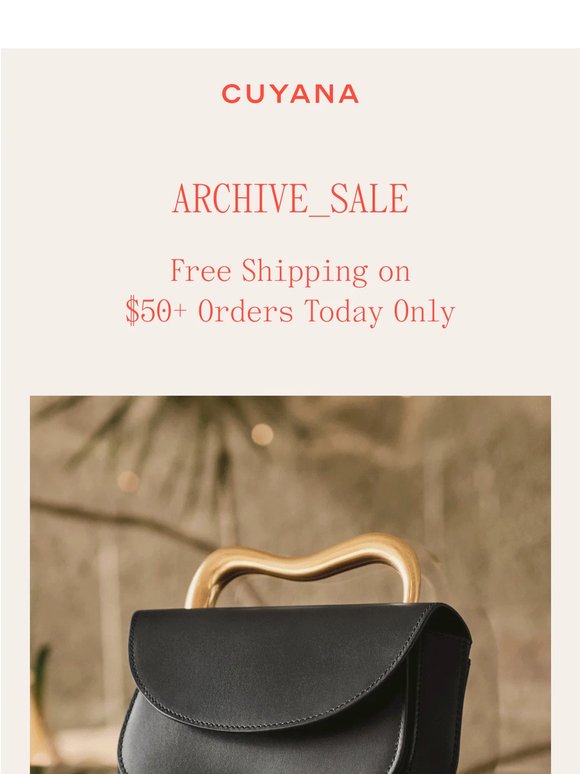 Archive Sale: Free Shipping Today Only