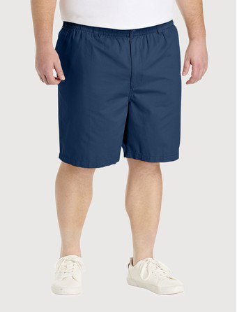 Elastic-Waist Cotton Shorts