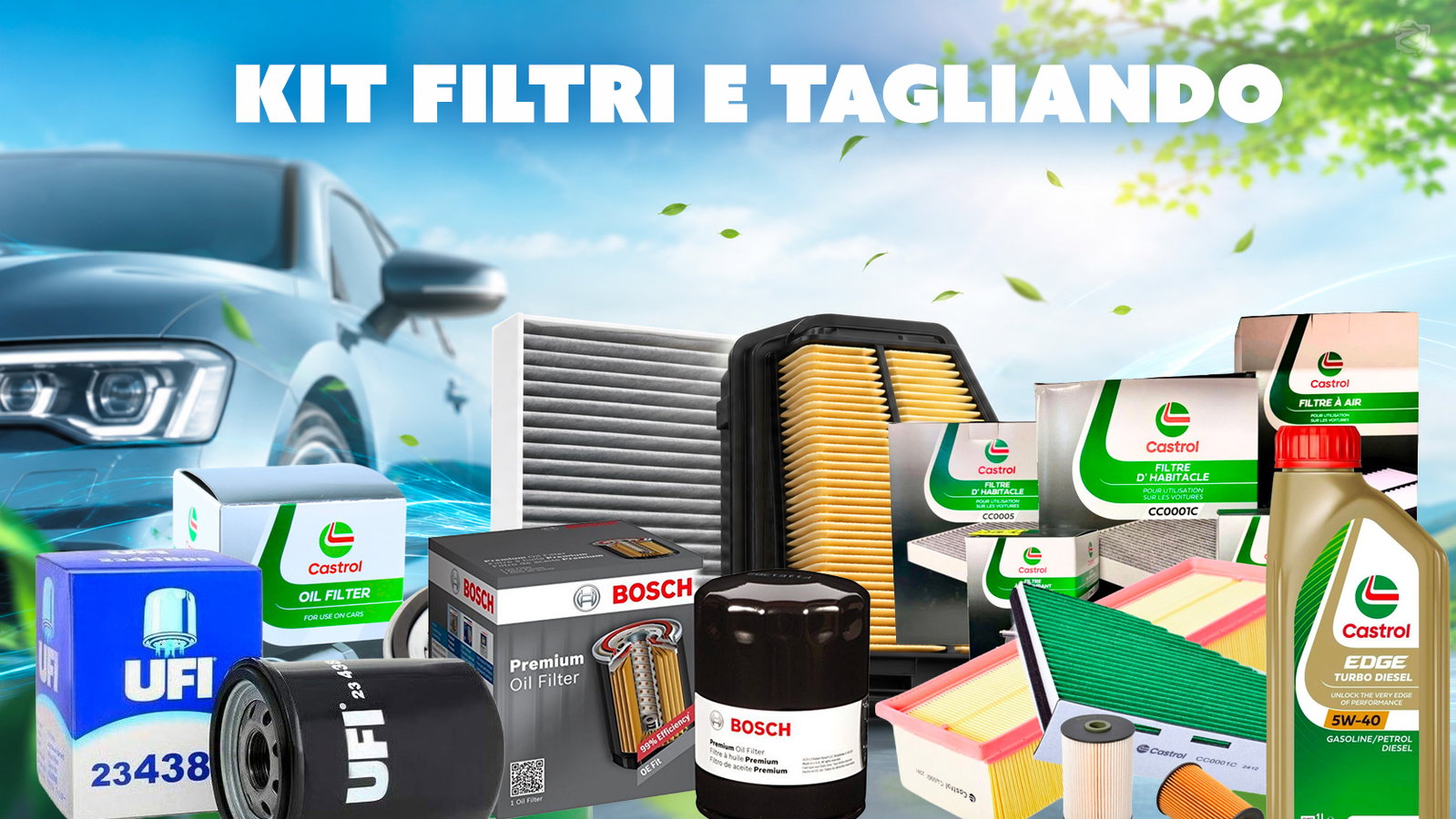 Ricambi Auto SMC - Filtri e kit tagliando completi, olio motore e molto altro