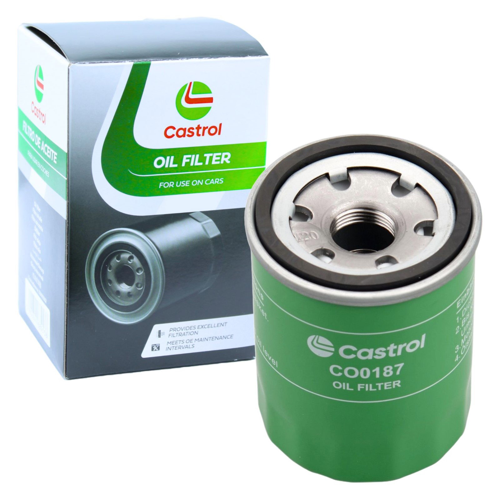 Filtro olio Castrol CO0187 - Prestazioni elevate e protezione per il tuo motore