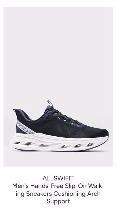 Men's Hands Free Slip on Walking Sneakers
