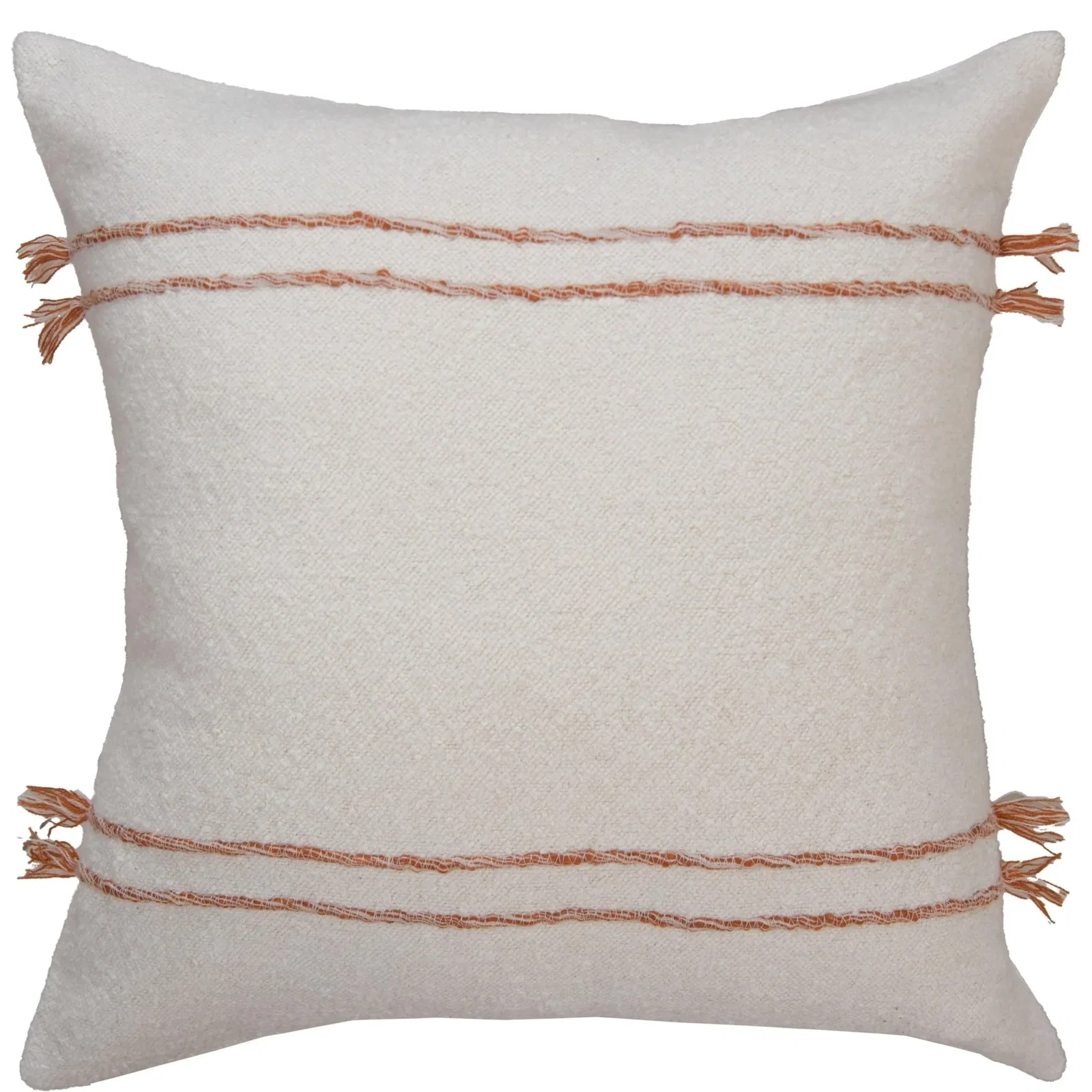 Image of Stripe Tassel 20"x20" Throw Pillow