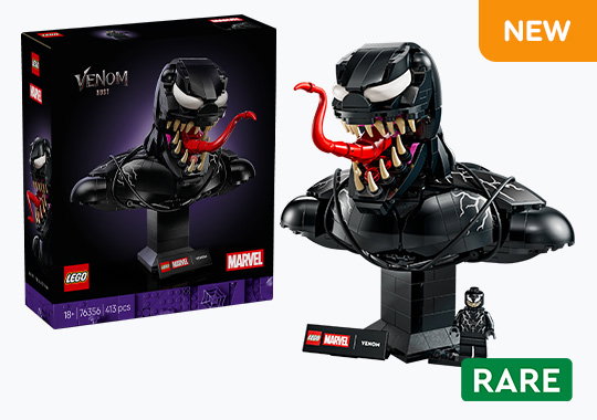 LEGO Marvel 76356 Venom Bust Set for Adults