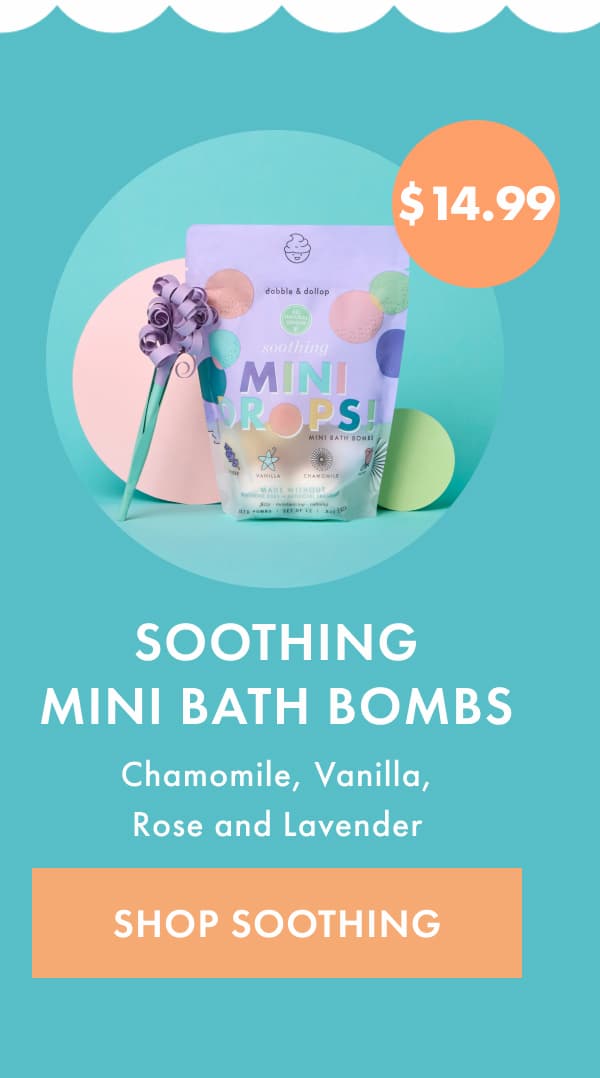 SOOTHING MINI BATH BOMBS | SHOP SOOTHING