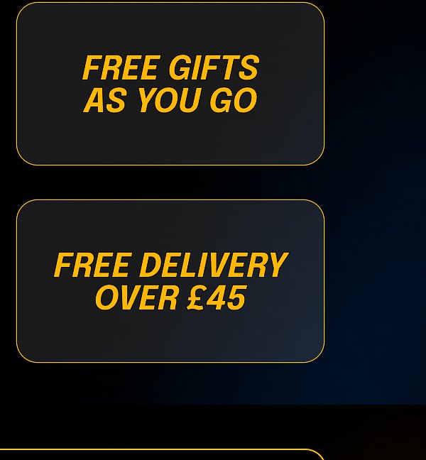Free gifts as you go free delivery over £45