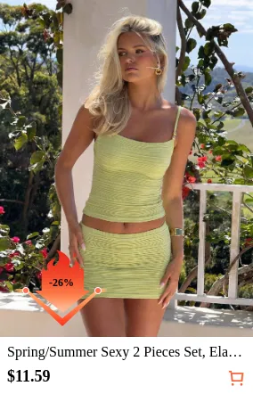 Spring/Summer Sexy 2 Pieces Set...