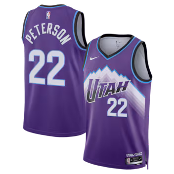 Unisex Utah Jazz Darryn Peterson Nike Purple 2026 NBA Draft Swingman Jersey - Icon Edition