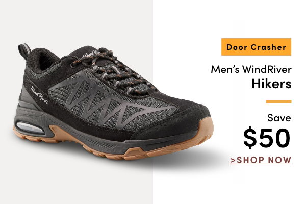 Door Crasher Men's WindRiver Hikers Save $50
