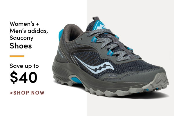 Women's + Men's adidas + Saucony Shoes Save up to $40