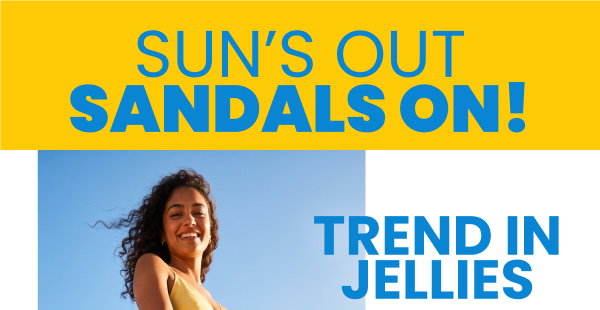 Sun's Out Sandals On! Trend In Jellies