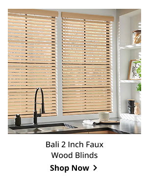 Bali 2 Inch Faux Wood Blinds | Shop Now >