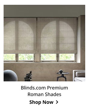 Blinds.com Premium Roman Shades | Shop Now >