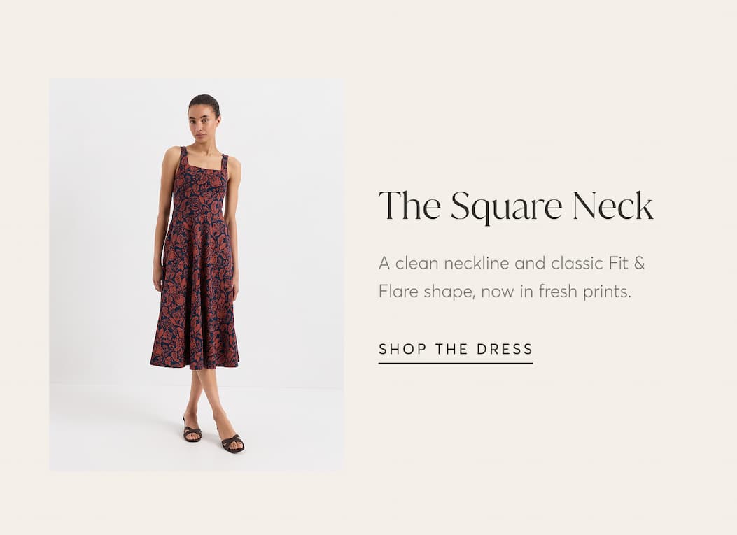 The Square Neck | Shop The Dress
