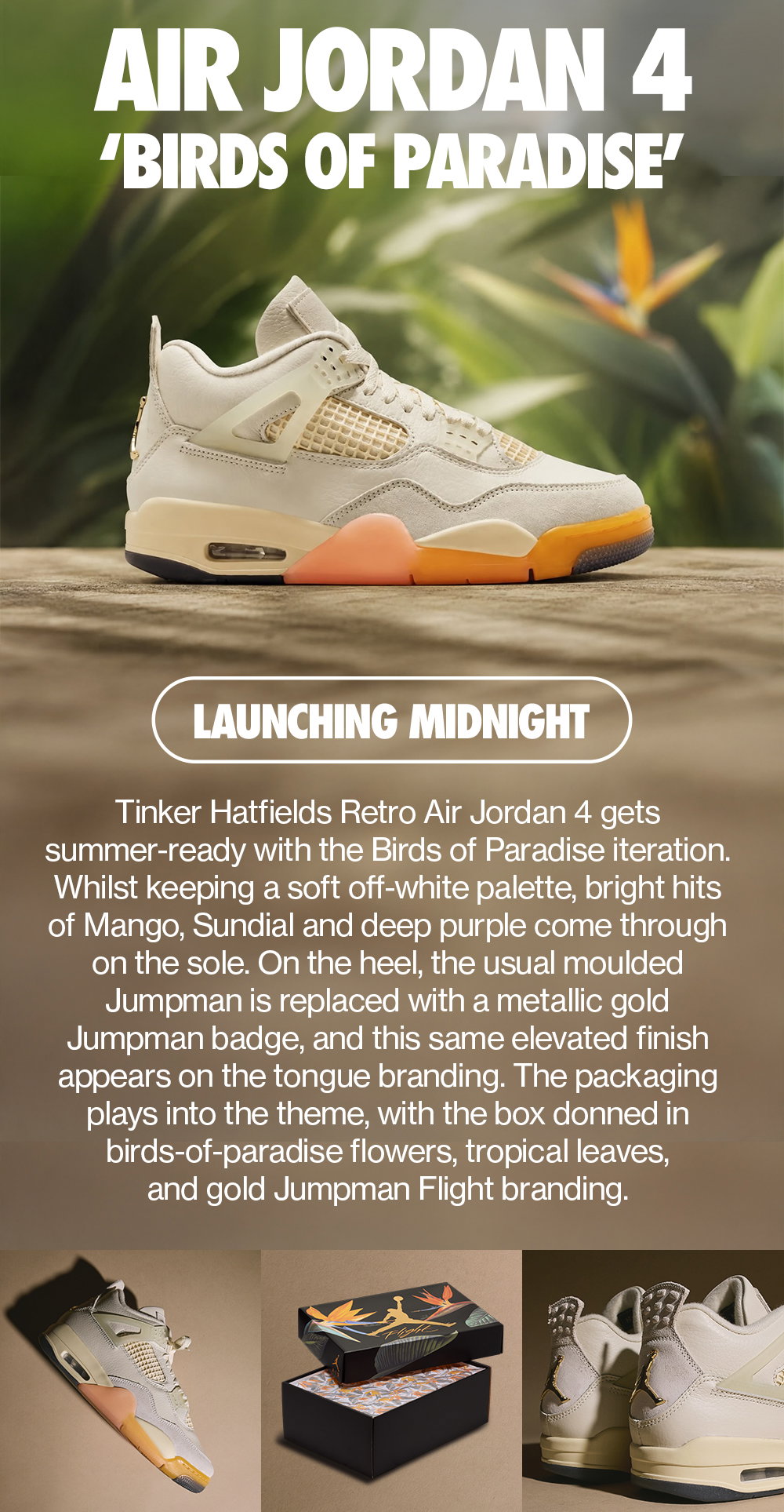 Jordan Air Jordan 4 Retro 'Birds of Paradise'