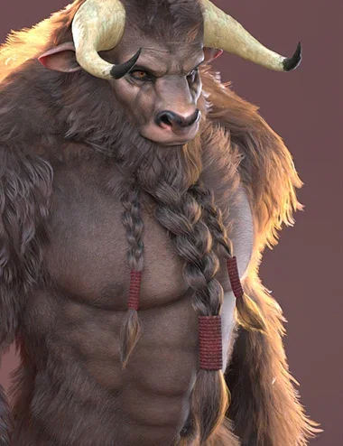 Triple Knot Beard for Genesis 9