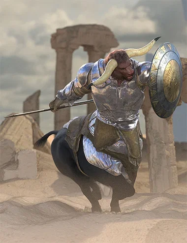 Labyrinth Warlord Hierarchical Poses for Minotaur Centaur 9
