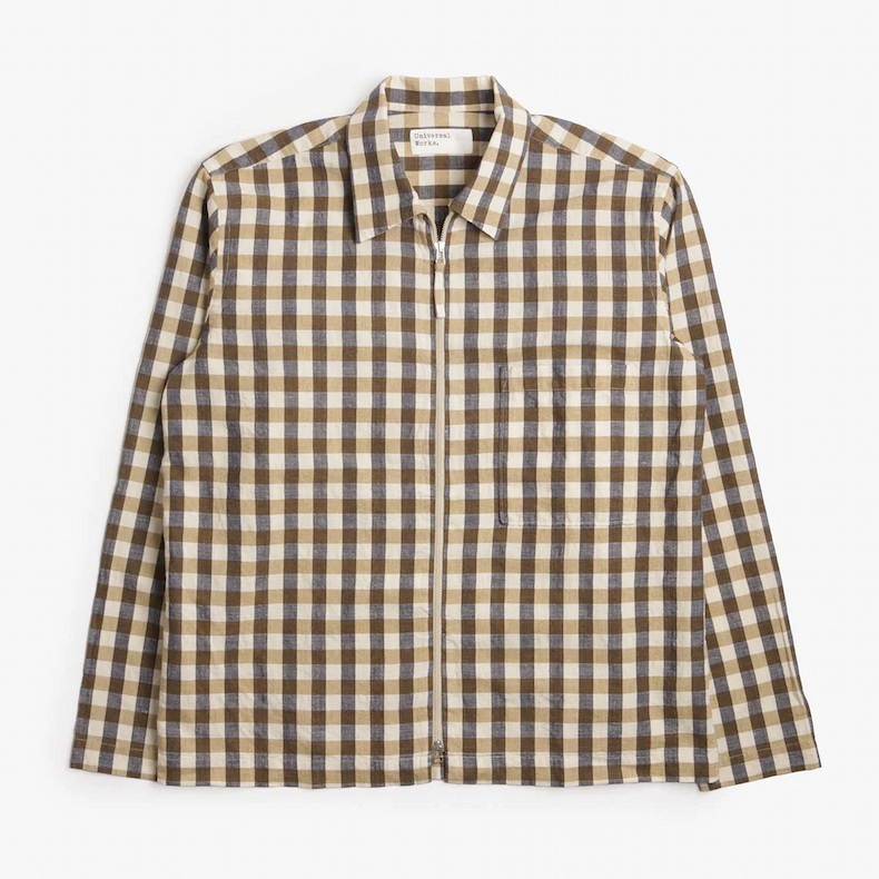 Universal Works Zip Shirt at Urban Industry Store