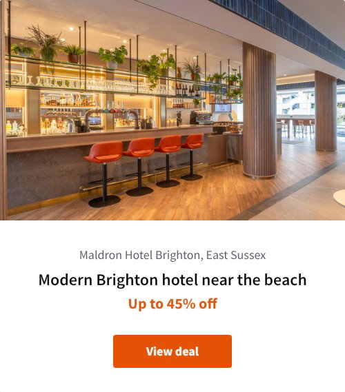 Modern Brighton hotel near the beach