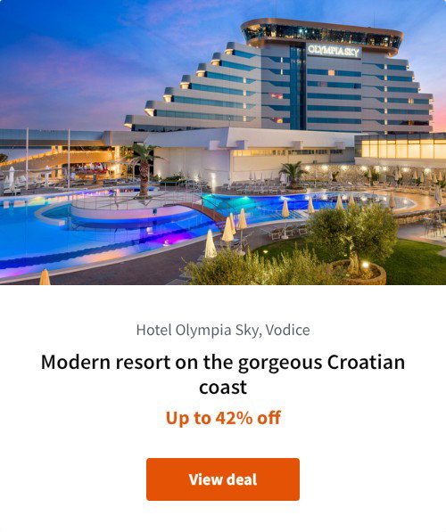 Modern resort on the gorgeous Croatian coast