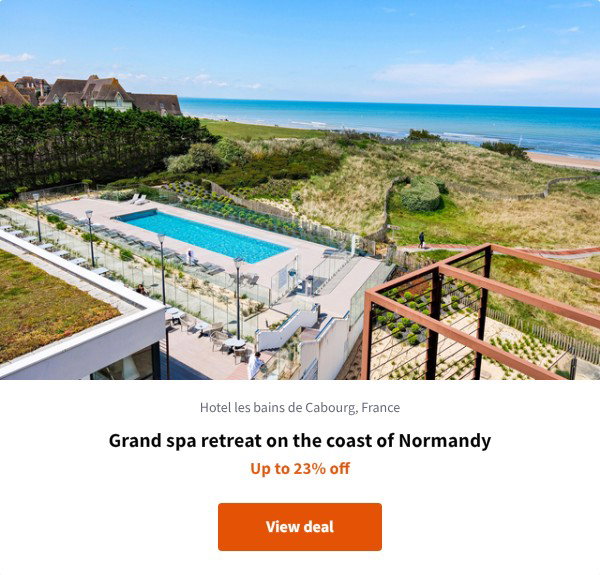 Grand spa retreat on the coast of Normandy