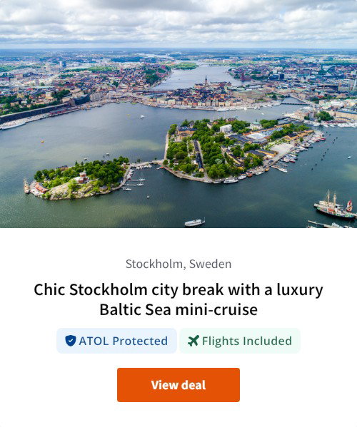 Chic Stockholm city break with a luxury Baltic Sea mini-cruise