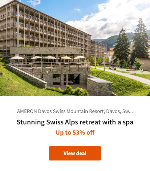 Stunning Swiss Alps retreat with a spa
